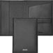 HUGO BOSS Leren Identiteitskaarthoesje Classic Smooth Passport Case Black Zwart