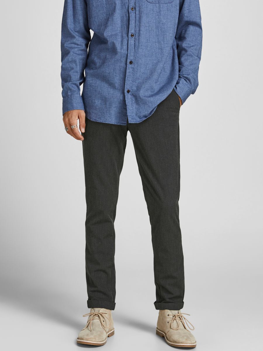 Jack & Jones Chino Broek - Grijs - Maat 31
