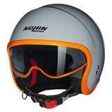 Nolan N21 06 Ocio 343 Grijs Oranje Glossy Jethelm - Maat M