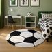 the carpet Elisa Kids Tapijt voor de kinderkamer, kindertapijt, speeltapijt, onderhoudsvriendelijk, slijtvast, rond 80 cm