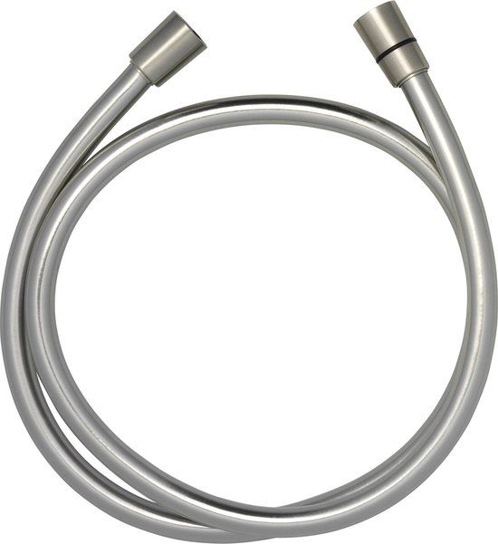 Ben SL Doucheslang - 125 cm - Geborsteld Nikkel - Kunststof