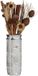 Giftdecor - Bloemenvaas - Zilver - Keramiek - 10 x 30 cm