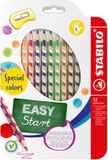 Stabilo Ergonomisch kleurpotlood EASYcolors Etui met 12 kleuren - linkshandig