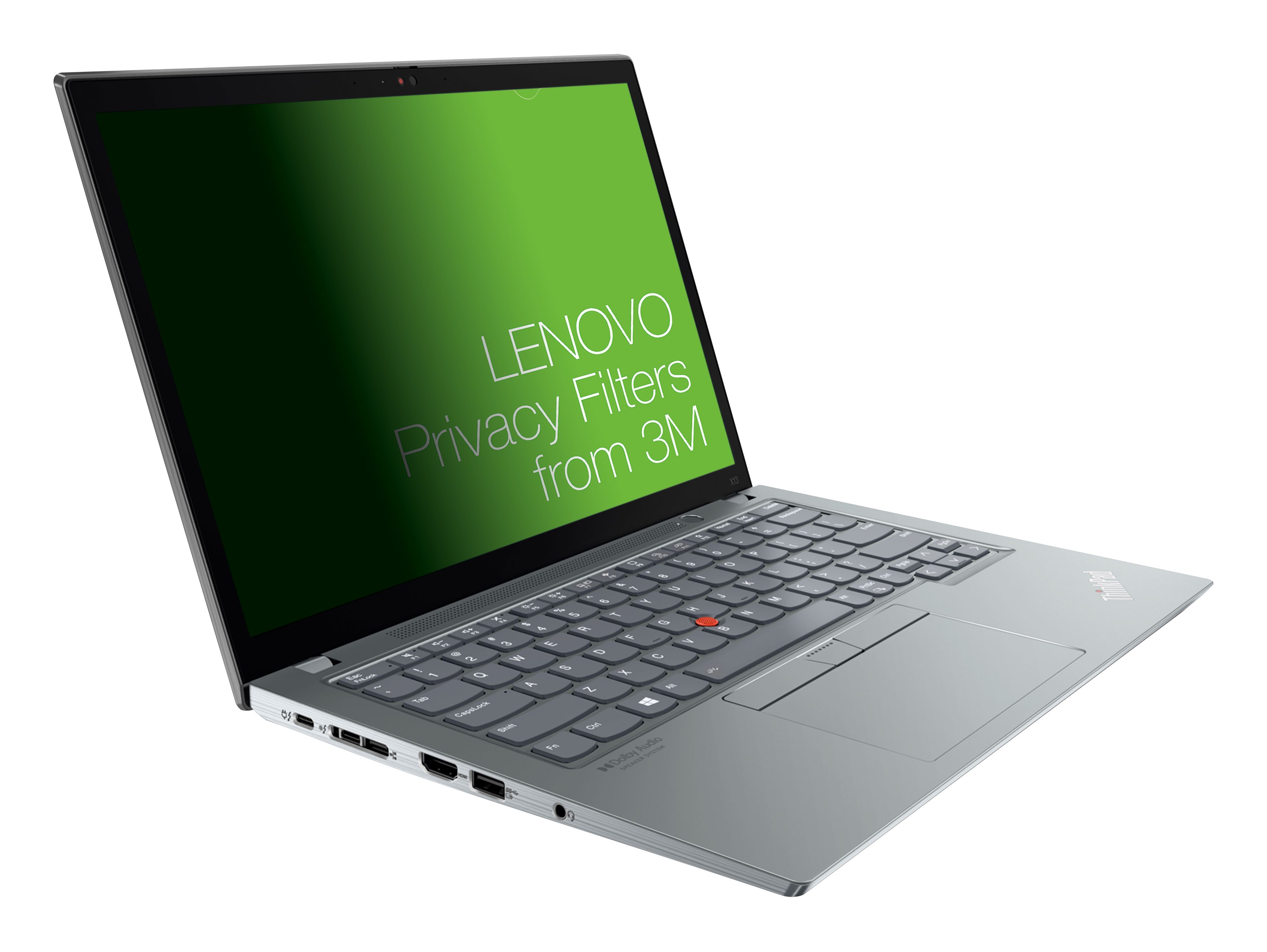 Lenovo 13.3" Privacy Filter - 16:10 - Anti-glare - Frameless
