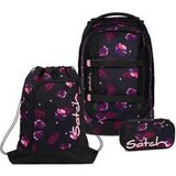 Satch, ensemble de sac à dos scolaire PACK Mystic Nights, 3 pièces, à partir du CM2