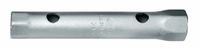 GEDORE Clé plate double, 8 + 10 mm, 6 pans, 120 mm de long, outil pour écrous voiture, 26 R 8 x 10, acier chromé