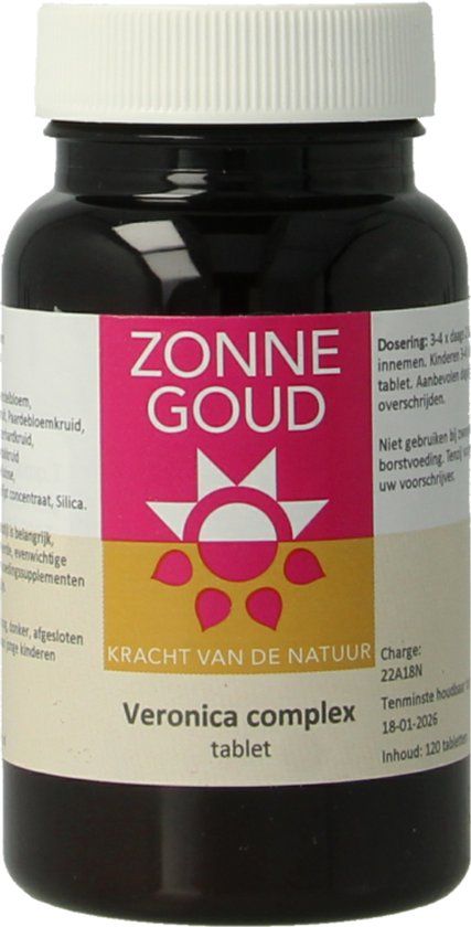 Zonnegoud Novo Lumen Veronica Complex Zonnegoud Tabletten 120 mg