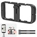 NEEWER Video Rig mobiele telefoon handgreep, stabilisatorkooi met accessoireschoen en 1/4 inch schroefdraad, video-opnamefilm, compatibel met iPhone 14 Plus/Pro Max 13 Mini/Pro Max X XS Max XR Android