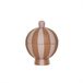 OYOY Toppu Bonbonnière Caramel-rose Stoneware 85x85x115mm Beige/Brown