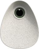 Elho Essential Bird House 18cm - Vogelhuisje voor Tuin of Balkon - 100% Gerecycled Plastic - Fibrous Grey