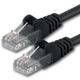 1aTTack.de 10m - zwart - 1 stuk - CAT.6 CAT6 Ethernet LAN-netwerkkabel 1000 Mbit/s patchkabel