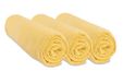 Set Easy DOR Set van 3 hoeslakens, 60 x 120 cm, babybed, wieg, kinderbed, paraplu, 100% katoen, strogeel, rekbaar, ademend, gezonde slaap, Oeko-Tex
