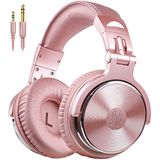 OneOdio Pro 10 over-ear hoofdtelefoons, bekabelde hoofdtelefoon met Shareport en microfoon, 3,5 mm en 6,35 mm jack, hoofdtelefoon voor opname, mixen, bewaking in de studio, DJ, gitaar, podcast