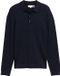 Tom Tailor - Heren polo - Maat 3XL - Mannen - MARINE - Viscose