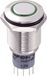TRU COMPONENTS 701846 LAS2GQF-22ZE/G/12V/N/P Interrupteur à bouton-poussoir résistant au vandalisme 250 V/AC 3 A 2x on/on Continu Vert