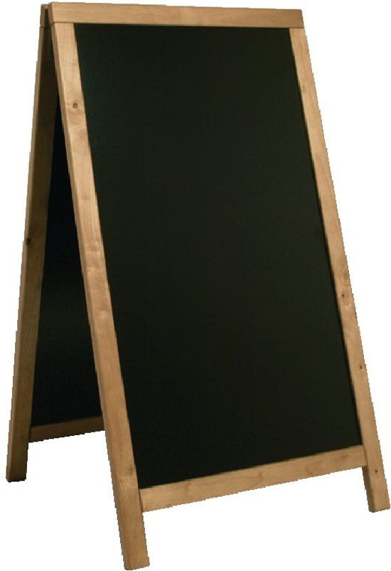 Securit Stoepbord 100% Hardhout Teak - Duplo 70x120 - DELUXE