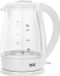 Teese Bouilloire électrique en verre TSA1511W, 1,7 litre, Blanc