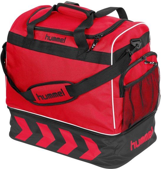 Hummel Sporttas - rood/zwart - polyester - 2019