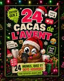 24 Cacas de l’Avent 24 jours de jeux, quiz et infos WTF pour les ados… et les parents qui essaient de les comprendre