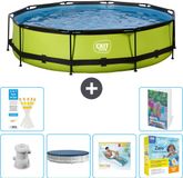 EXIT Toys EXIT Rond Lime Frame Zwembad - 360 x 76 cm