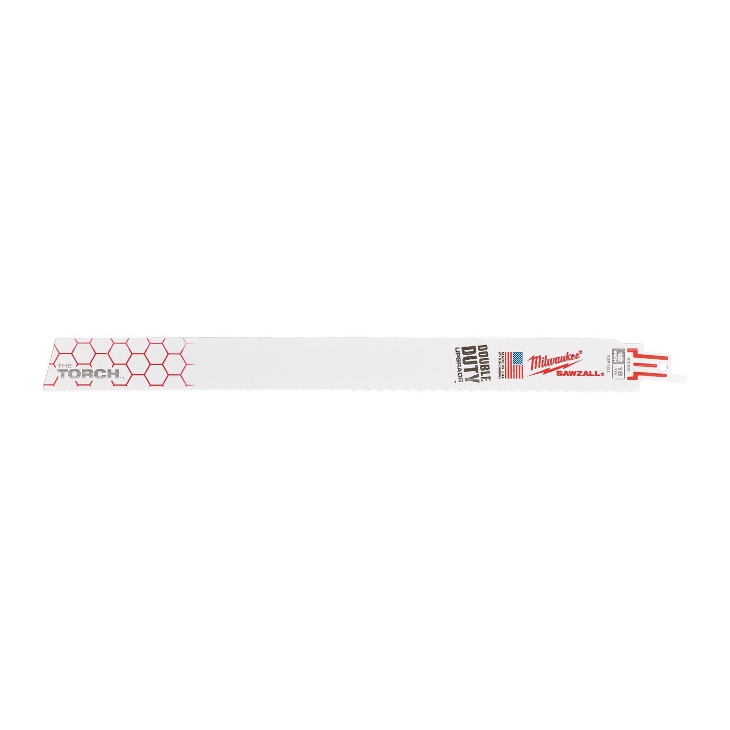 Heavy duty reciprozaagbladen voor metaal TORCH 300 x 18 Tpi - 25 stuks - 48008789