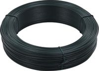 vidaXL - Hekbinddraad - 250 m - 2,3/3,8 mm - staal - zwartachtig groen