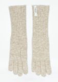 comma Handschoenen Vrouwen Beige Polyamide Effen Modieuze handschoenen