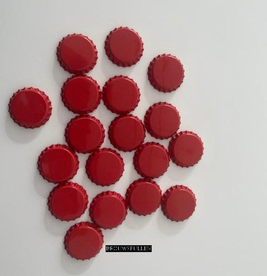 Krookkurken 26mm - Oxygen Savers - Rood - 500 Stuks