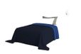 Deken ELEGANT Italian Bed Linnen zomersprei 170x270 cm blauw
