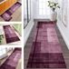 Icecat Tapis de cuisine lavable et antidérapant Violet et Rose