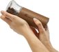 Eureka Baby Grinder Koffiemolen handmatig, staal molenstenen, Hout, Bruin