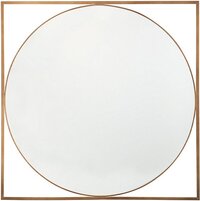 Beliani Wandspiegel goud 76 x 76 cm NIHOA