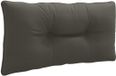 vidaXL Coussin de dossier PUTTEN 100% Polyester Anthracite 80 x 40 x 10 cm