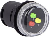 TRU COMPONENTS TC-14131056 LED-signaallamp Rood, Groen, Geel Rond 400 V