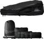 Unyqoos® Packkubussen met compressieritsluiting – Reisorganizer gemaakt van gerecyclede plastic flessen, noir