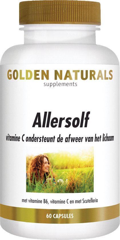 Golden Naturals Allersolf immune actieve formule 60 CA