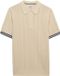 Superdry Poloshirt Tricot textuur Ss Polo M1110458a 1lg Oatmeal Beige Hommes Taille - XXL