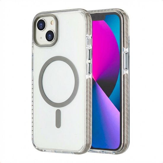 imoshion Combat MagSafe Backcover voor de Apple iPhone 14 / 13 - Grijs