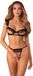 Obsessive Carrola 2-delige Open Lingerieset Zwart