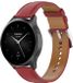 By Qubix Qubix Luxe leren bandje Bordeaux Geschikt voor Xiaomi Mi Watch / Watch 2 / Watch S1 / S2 / S3 / S4 (47mm)