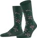 FALKE Gift Blizzard gestreepte Baumwolle Socken Herren Grün - Größe 39-42