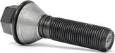 H&R Wielbout konisch met beweegbare ring M14x1.25 - Lengte 46mm - Zwart (bv. BMW)