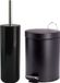 MSV Badkamer accessoires set - zwart