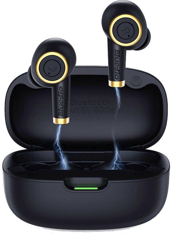 Bluedio P - Draadloze oordopjes - Bluetooth 5.0 - Zwart