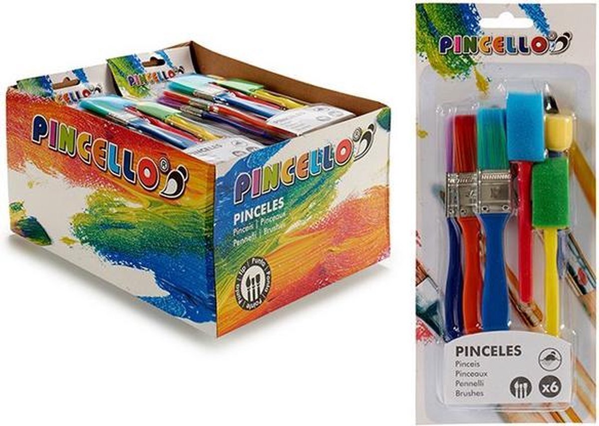 Pincello Paintbrushes 6 Pieces