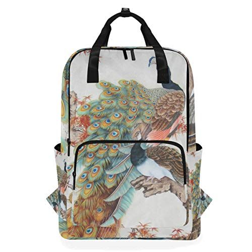 MONTOJ Travel Rugzak Peacocks School Rugzak - 4793866828890