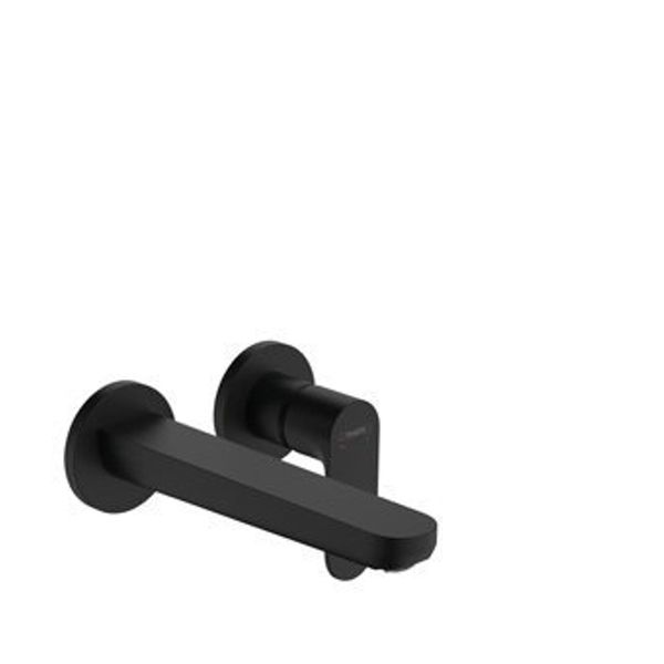 Hansgrohe Rebris S afbouwdeel wastafelkraan mat zwart 19.5cm 72528670
