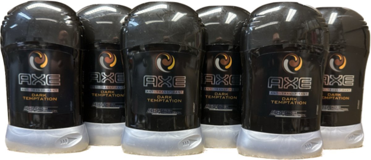 AXE Deodorant Stick - Dark Temptation - 6 x 50 ml - Voordeelverpakking