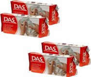 Dasklei DAS Boetseer klei in het wit - 4x - 1 kilo - Speelgoed - Kleien - Kinderen