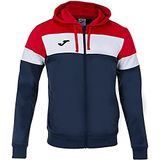 Joma Crew IV Jas Met Kap Heren - Marine / Rood / Wit | Maat: L
